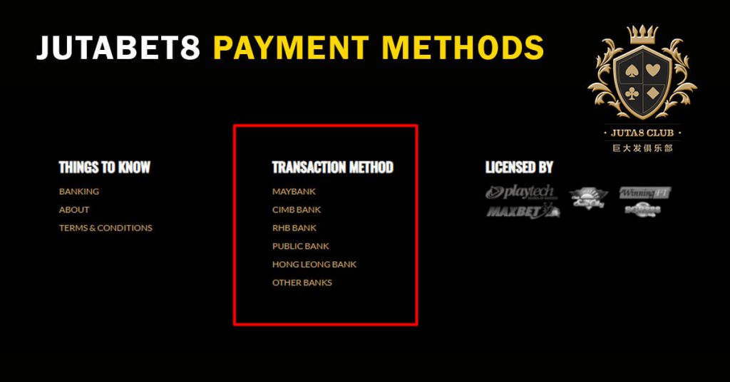 Mega888 - Jutabet8 wallet - Payment Method - mega888z.com