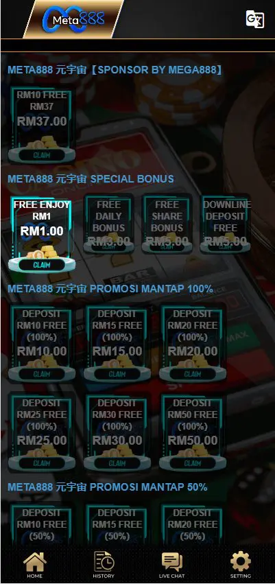 Mega888 - Meta888 - Promotion - mega888z.com