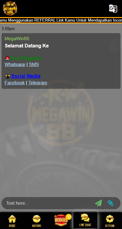 Mega888 - Megawin88 - Customer Support - mega888z.com